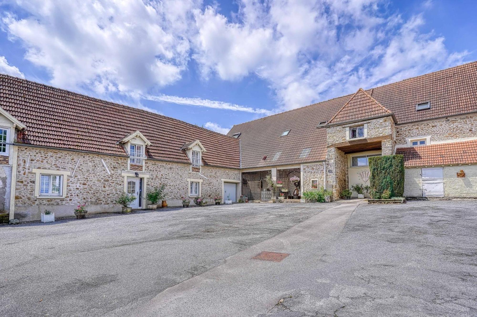La Ferme Mercier Vert-le-Petit Extérieur photo